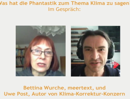 Im Gespräch: Bettina Wurche und  Uwe Post